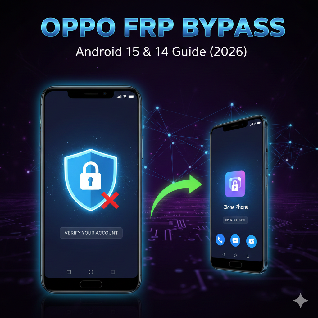 المرجع التقني لفك حماية FRP Oppo: جميع الموديلات، جميع المعالجات (Qualcomm & MTK)